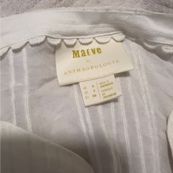 Anthropologie Maeve Isolode Waisted Blouse - Picture 2 of 4